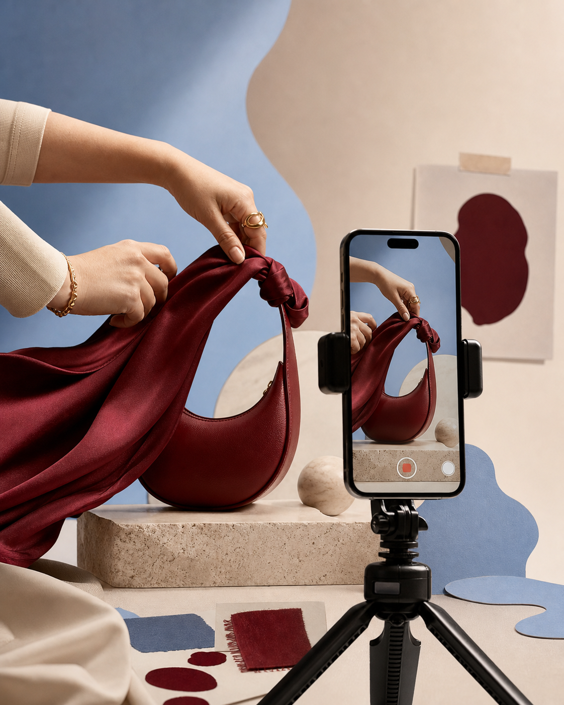 Sample fashion accessory campaign still